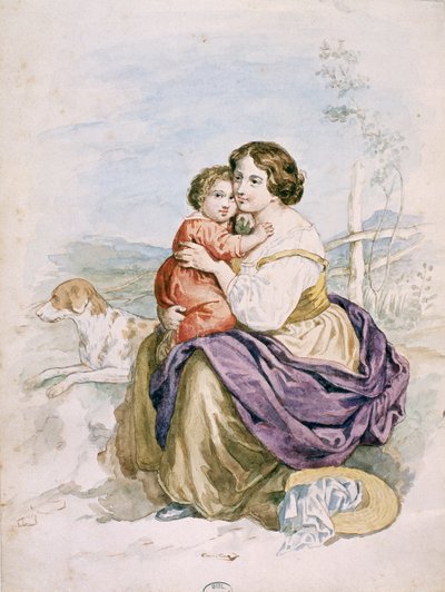 Donna e Bambino da French School